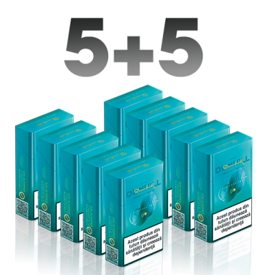 Ofertă 5+5 Dunhill designed for glo™ Emerald Tobacco