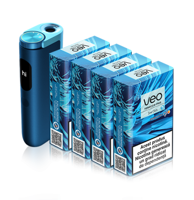 Starter Kit glo™ Hyper Pro & 4 pachete veo™ designed for glo™